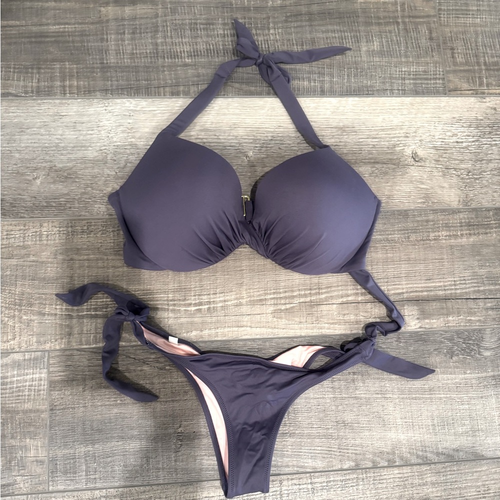 Victoria Secret Women's Purple Bikini Set.